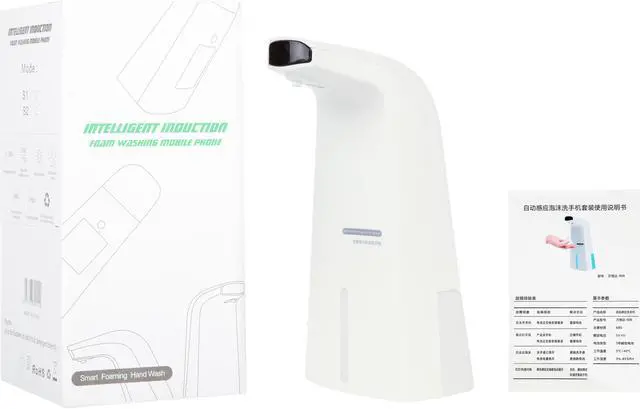 Alt view image 5 of 6 - iKKEGOL Automatic Foam Soap Dispenser, Touchless Foam Hand Sanitizer Dispenser, Foam Liquid Soap Dispenser for Kitchen, Bathroom, Office