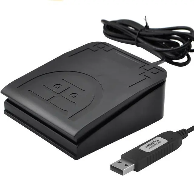 Main image of OLLGEN USB Foot Pedal Mechanical Switch Control One Key Program Computer Keyboard Mouse String Game Macro MIDI Cotroller Action HID