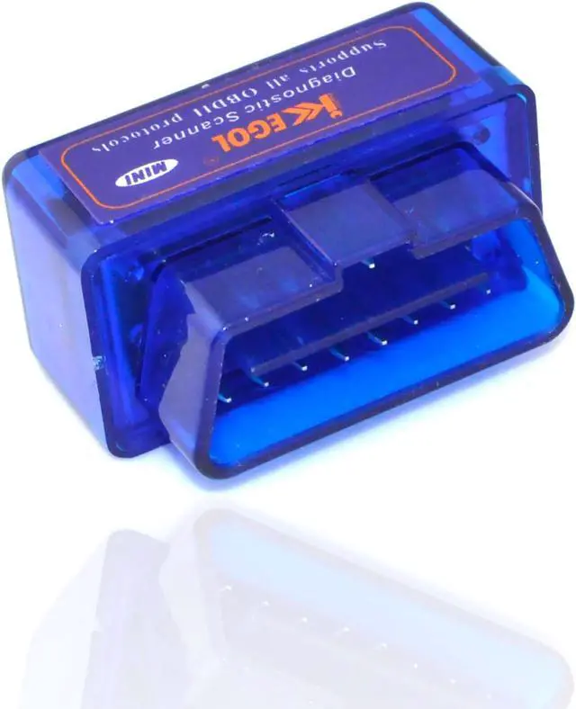Alt view image 2 of 6 - iKKEGOL Mini ELM327 Bluetooth OBD2 II V1.5 Car Auto Diagnostic Torque Andriod Scanner - Blue