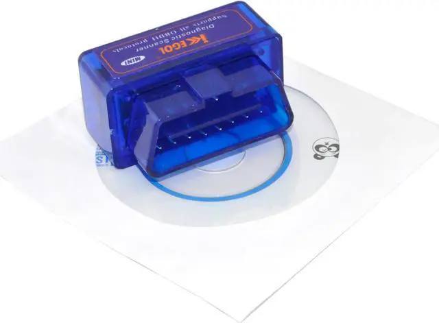 Alt view image 3 of 6 - iKKEGOL Mini ELM327 Bluetooth OBD2 II V1.5 Car Auto Diagnostic Torque Andriod Scanner - Blue