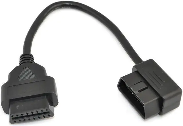 Main image of iKKEGOL 1ft Feet 30cm/12" OBD II OBD2 16 Pin Male to Female Extension Cable Car Diagnostic Extender Cord Adapter