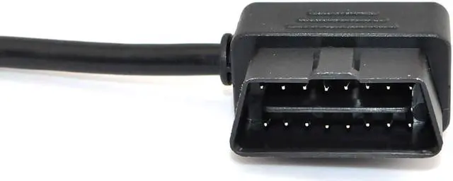 Alt view image 4 of 4 - iKKEGOL 1ft Feet 30cm/12" OBD II OBD2 16 Pin Male to Female Extension Cable Car Diagnostic Extender Cord Adapter