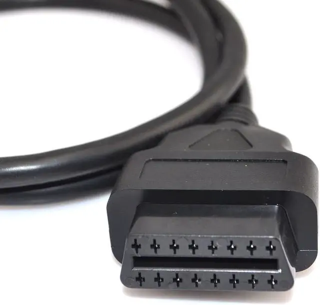 Alt view image 4 of 5 - iKKEGOL 3ft 1M OBD-II OBD2 16Pin Car Mable to Female Extension Cable Diagnostic Extender