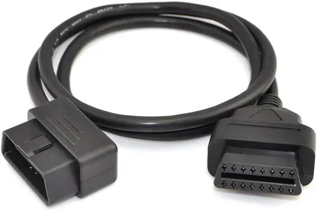 Alt view image 5 of 5 - iKKEGOL 3ft 1M OBD-II OBD2 16Pin Car Mable to Female Extension Cable Diagnostic Extender