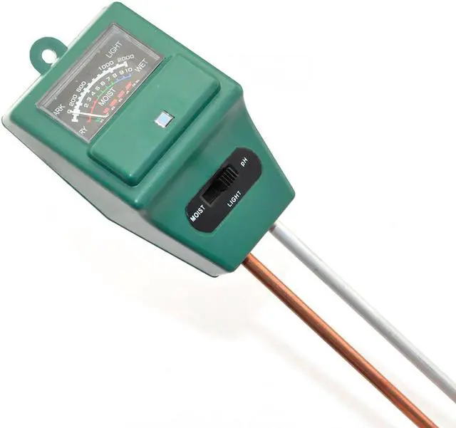 Alt view image 2 of 6 - iKKEGOL 3 in 1 Water Moisture PH Light Meter Plant Flowers Sensor Garden Soil Analyzer Tool