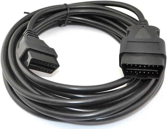 Alt view image 3 of 3 - 16 Pin Male to Female OBD2 OBDII Extension Cable Car Diagnostic Extender 5M 16ft
