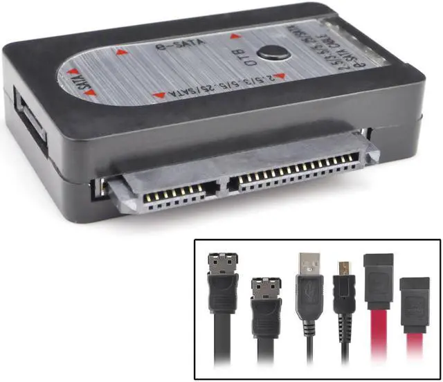Main image of iKKEGOL USB 2.0 to 2.5" 3.5" 5.25" inch HDD Hard Drive E-SATA SATA OTB Converter Adapter