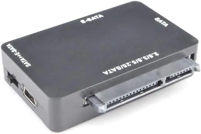 Alt view image 2 of 7 - iKKEGOL USB 2.0 to 2.5" 3.5" 5.25" inch HDD Hard Drive E-SATA SATA OTB Converter Adapter