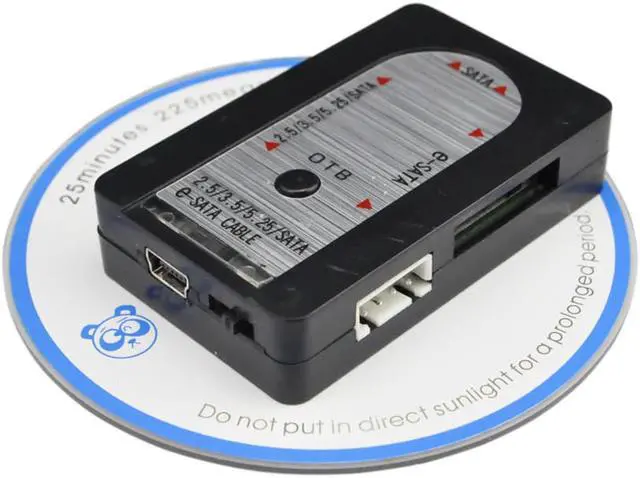 Alt view image 7 of 7 - iKKEGOL USB 2.0 to 2.5" 3.5" 5.25" inch HDD Hard Drive E-SATA SATA OTB Converter Adapter