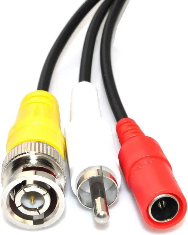 Alt view image 2 of 3 - iKKEGOL 16ft 5M Video Audio 12V Power DVR Security CCTV Camera RCA BNC Cable Cord Lead