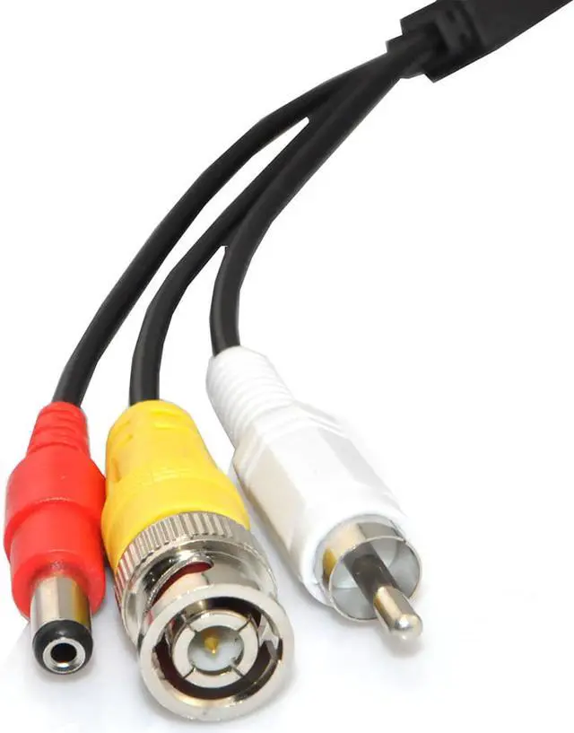 Alt view image 2 of 5 - iKKEGOL 33ft 10M Video Audio 12V Power DVR Security CCTV Camera RCA BNC Cable Cord Lead