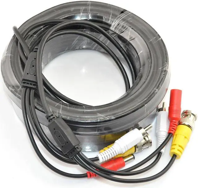 Alt view image 3 of 3 - iKGOL 66ft 20M Video Audio 12V Power DVR Security CCTV Camera RCA BNC Cable Cord Lead