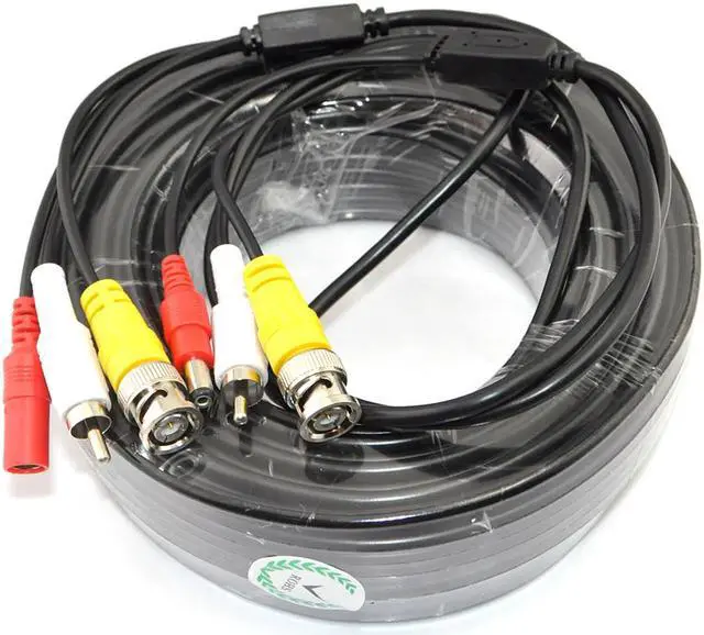 Alt view image 2 of 3 - iKGOL 98ft 30M Video Audio 12V Power DVR Security CCTV Camera RCA BNC Cable Cord Lead