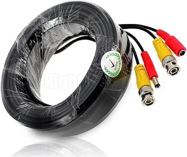 Alt view image 2 of 4 - iKKEGOL 15M 49ft BNC Video DC Power Extension Cable for CCTV Camera DVR