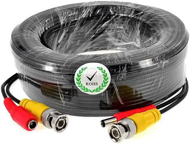 Alt view image 4 of 6 - iKKEGOL 50M 164ft BNC Video DC Power Extension Cable for CCTV Camera DVR