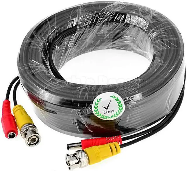 Main image of iKKEGOL 50M 164ft BNC Video DC Power Extension Cable for CCTV Camera DVR