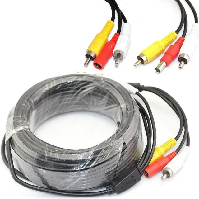 Main image of iKKEGOL 15M 49 ft BNC CCTV Camera 12V Powered Video Extension Cable for DVR Security Camera