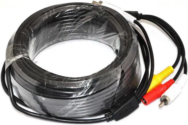Alt view image 3 of 5 - iKKEGOL 20M 66ft BNC CCTV Camera 12V Powered Video Extension Cable for DVR Security Camera