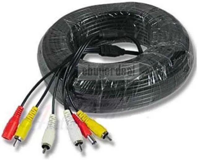 Alt view image 2 of 6 - iKKEGOL 30M 98ft BNC CCTV Camera 12V Powered Video Extension Cable for DVR Security Camera