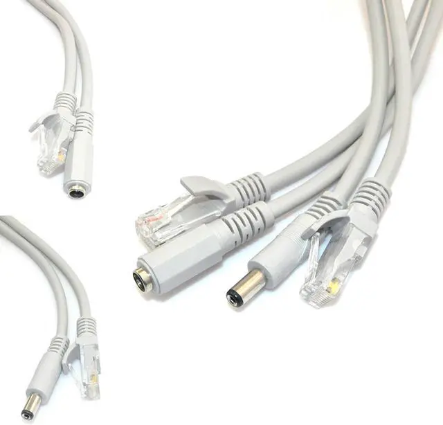 Alt view image 2 of 5 - iKKEGOL 33ft 10M Cat5 Network Ethernet LAN Power Cable for CCTV IP Camera WiFi Router N