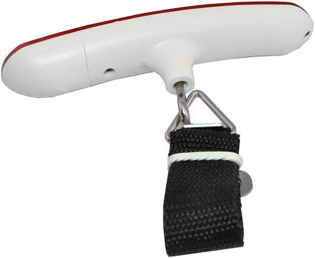 Alt view image 3 of 6 - iKKEGOL 50Kg/110lb 10g Digital Luggage Hand Hanging Fishing Travel Weight Scale Strap RE (Red)
