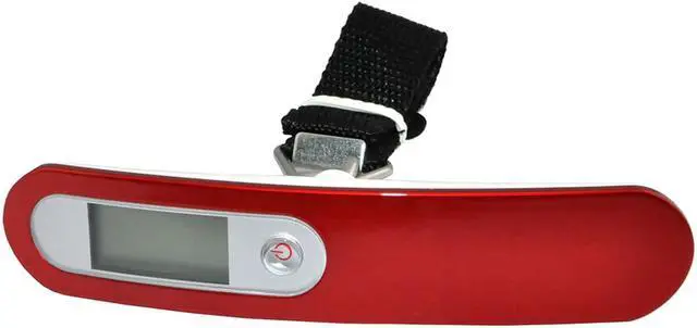Alt view image 6 of 6 - iKKEGOL 50Kg/110lb 10g Digital Luggage Hand Hanging Fishing Travel Weight Scale Strap RE (Red)