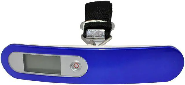 Alt view image 4 of 5 - iKKEGOL 50Kg/110Lb 10g Digital Luggage Hand Hanging Fishing Travel Weight Scale Strap RE (Blue)