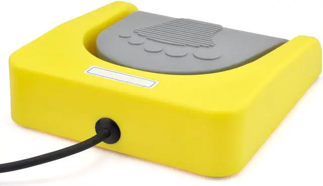 Alt view image 2 of 7 - iKKEGOL-FS2016-USB-Single-Foot-Switch-Control-1-Key-PC-Keyboard-Mouse-Action-Pedal-HID Yellow