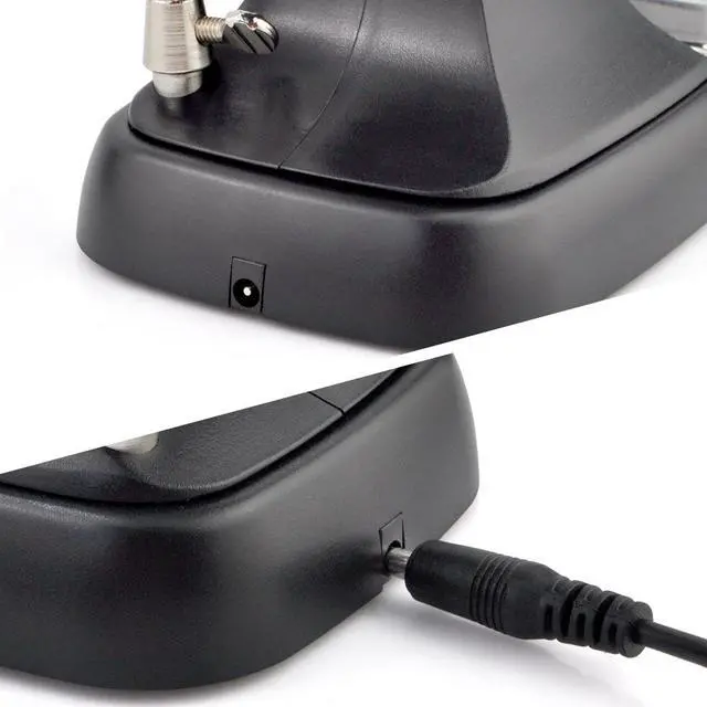 Alt view image 7 of 7 - iKKEGOL 10 LED Lighting 3X Main Lens 4.5X Accessorial Lens Auxiliary Alligator Clip Magnifier Third Hand Soldering Solder Iron Stand(Black)
