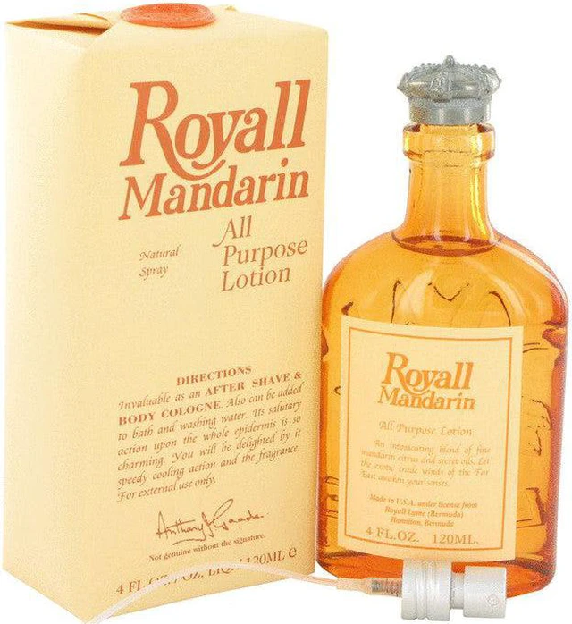Main image of Royall Mandarin by Royall Fragrances All Purpose Lotion - Cologne 4 oz for Men