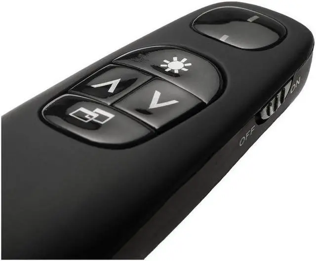 Alt view image 3 of 7 - Clever Black C748 Wireless Presenter With Red Laser Pointer CLEVER-C748-BLK