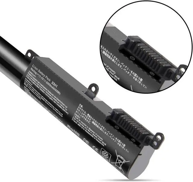 Alt view image 3 of 7 - Laptop Battery for X541 X541S x541N X541NA X541U X541UA X541SA X541SC X541UV X541SC R541N R541U R541UJ R541UA R541UV F541 F541U F541UA Series A31N1601 A31LP4Q