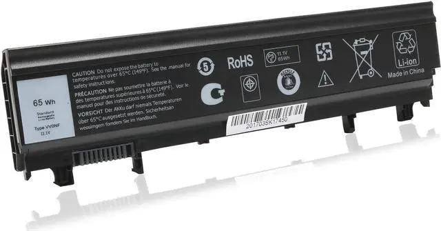 Main image of LQM New VV0NF Laptop Battery for Dell Latitude E5540 E5440 0M7T5F F49WX NVWGM 0K8HC 1N9C0 7W6K0 CXF66 WGCW6 [11.1V 65Wh]