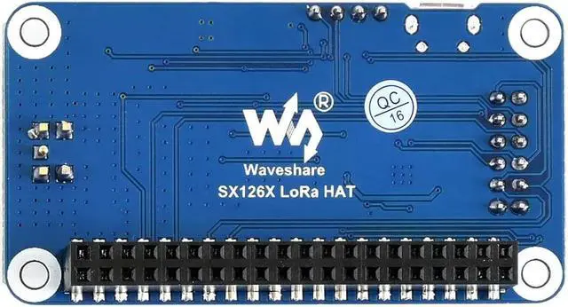 Alt view image 6 of 7 - SX1262 LoRa HAT for Raspberry Pi Series Boards 915MHz Frequency Band,Support Data Transmission up to 5km,Wake on Radio,Wireless Config, Carrier Sensing, Communication Key