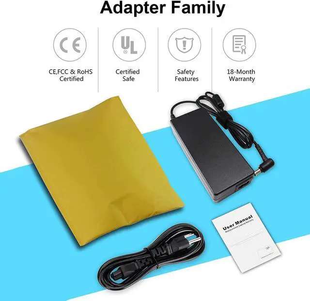 Alt view image 7 of 7 - LNOCCIY 19.5V 4.7A AC Adapter Charger Power Supply for Sony VAIO VGP-AC19V37 VGP-AC19V10 VGP-AC19V12 VGP-AC19V19 VGP-AC19V61 VGP-AC19V33 VGP-AC19V26 PCG-3J1L PCG-7Y2L PCG-7192L PCG-91311L VPCF236FM