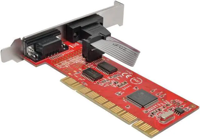 Alt view image 2 of 3 - Tripp Lite 2-Port DB9 (RS-232) Serial PCI Card with 16550 UART, Full Profile (PCI-D9-02)