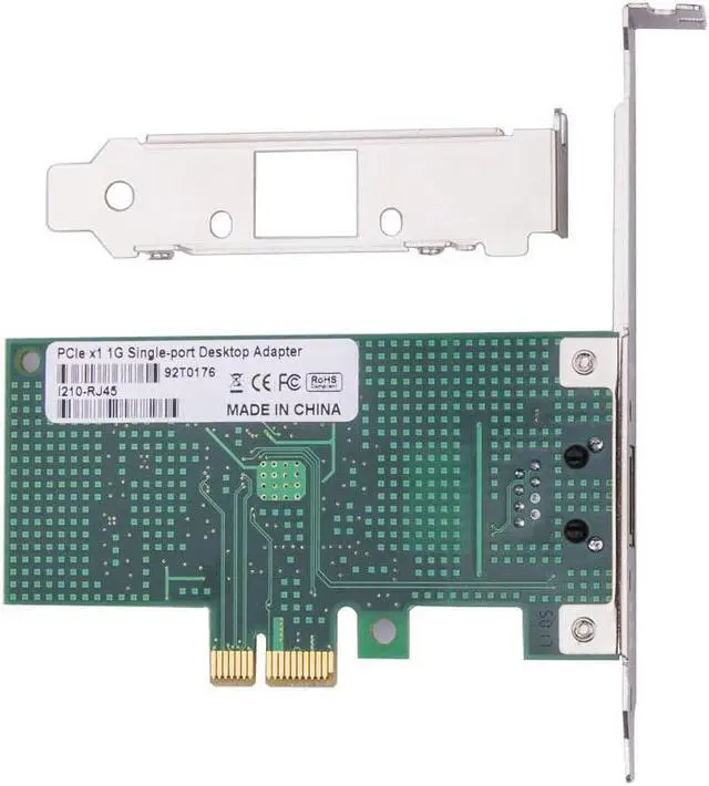 Alt view image 5 of 5 - 1.25G Gigabit Ethernet Server Network Adapter(NIC)?with Intel I210 Controller - 10/100/1000 Ethernet Network Card Compatible for Intel I210-T1, RJ45 Copper Single-Port, PCI-Express 2.1 X1