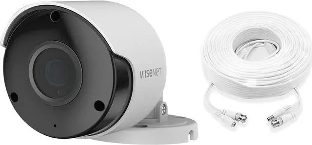Main image of Wisenet SDC-79446BF 1080p Full HD CCTV Surveillance Weatherproof Bullet Security Camera 82ft IR Distance Plastic Housing 3.6mm Lens 103° Wide Angle