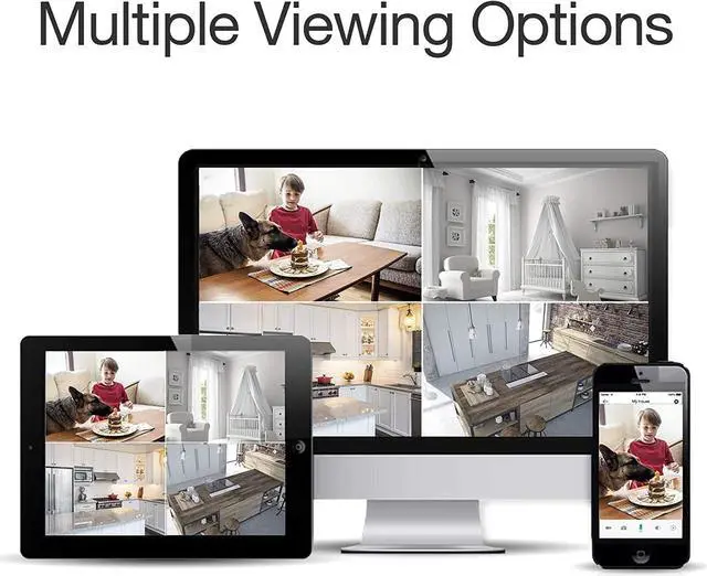 Alt view image 5 of 5 - Zmodo Mini Pro, 1080P Plug-in WiFi Security Camera, Indoor Smart Camera with AI Motion Detection, Pet Nanny Cam, Night Vision, 2-Way Audio, Phone App, Works with Alexa & Google Assistant. 4 Pack