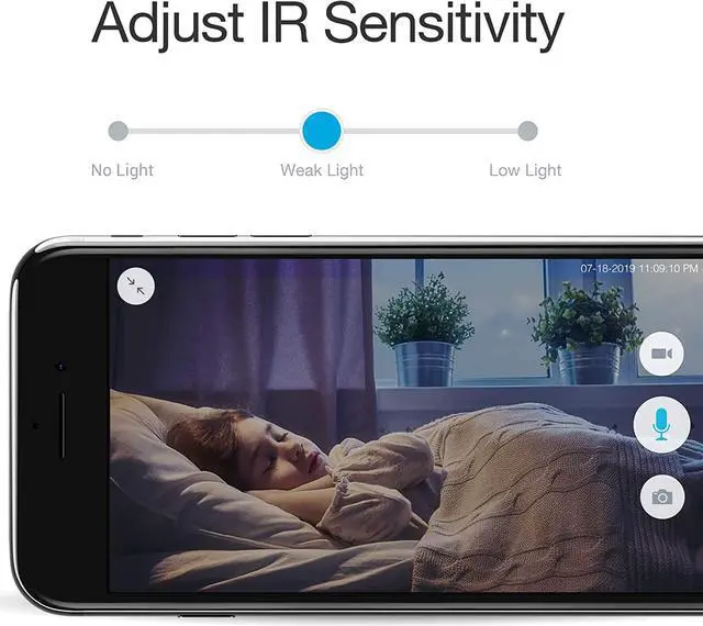 Alt view image 4 of 5 - Zmodo Mini Pro, 1080P Plug-in WiFi Security Camera, Indoor Smart Camera with AI Motion Detection, Pet Nanny Cam, Night Vision, 2-Way Audio, Phone App, Works with Alexa & Google Assistant. 4 Pack
