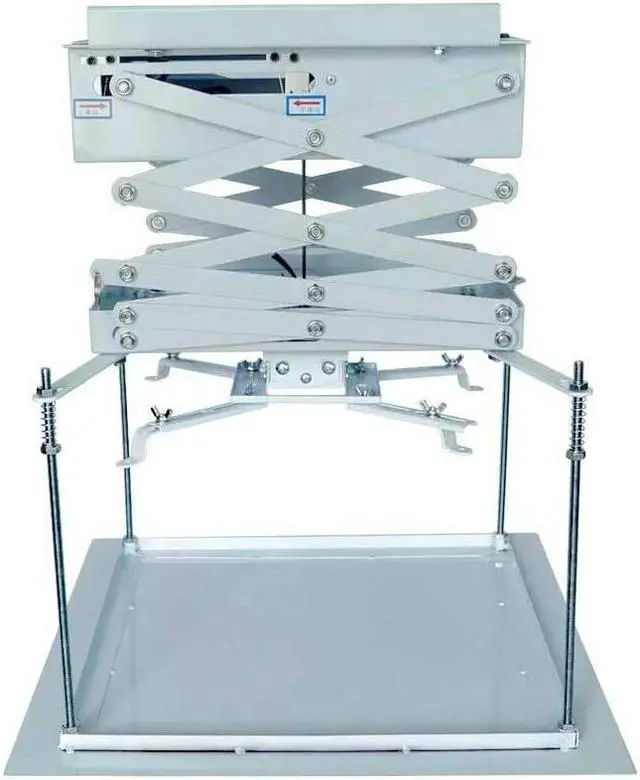 Alt view image 3 of 7 - INTBUYING Electric Hidden Projector Bracket Motorized Lift Ceiling Projector Mount Hanger Lift with Remote Control 39inch Range