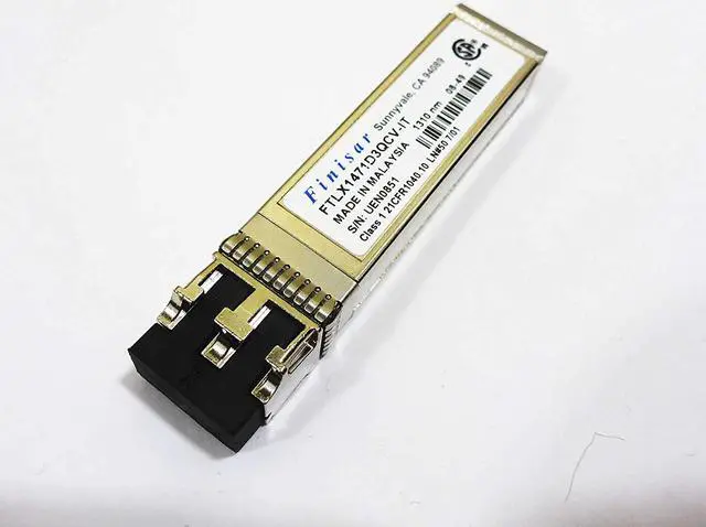 Main image of Finisar FTLX1471D3QCV-IT 10Gbps 10GBase-LR Single-Mode Fiber 10km 1310nm LC Connector SFP+ Transceiver Module