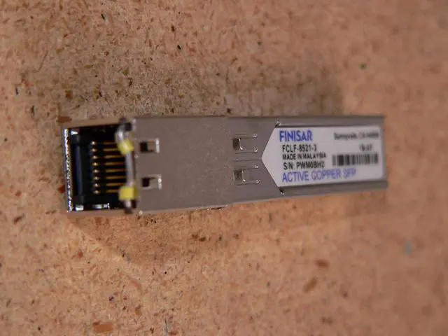 Alt view image 2 of 3 - Finisar Original SFP Single Copper Gigabit FCLF-8521-3