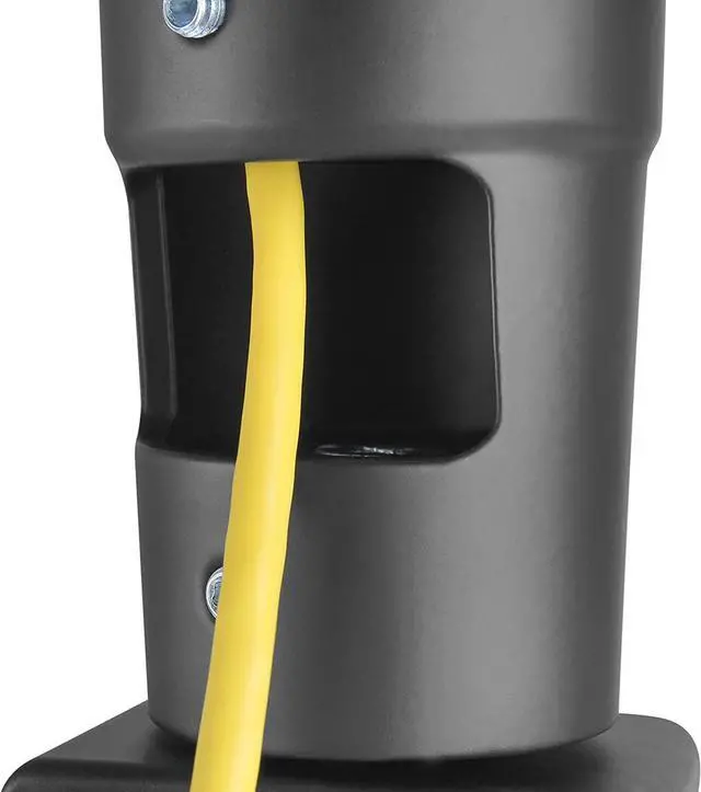 Alt view image 4 of 6 - AMER Projector Mount - Ceiling Bracket LCD DLP Tilt 360° Swivel 30lbs (Black)