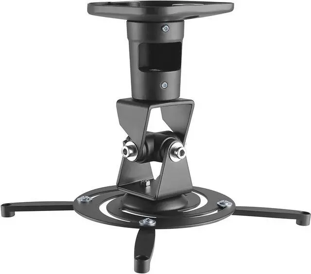 Main image of AMER Projector Mount - Ceiling Bracket LCD DLP Tilt 360° Swivel 30lbs (Black)