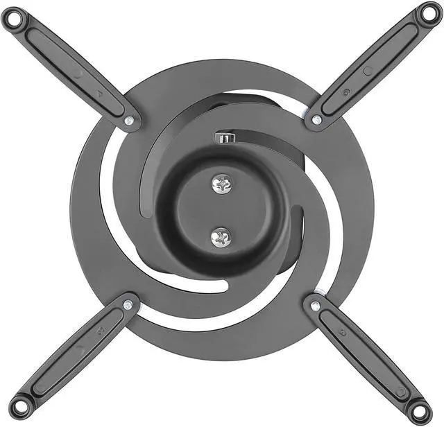Alt view image 5 of 6 - AMER Projector Mount - Ceiling Bracket LCD DLP Tilt 360° Swivel 30lbs (Black)