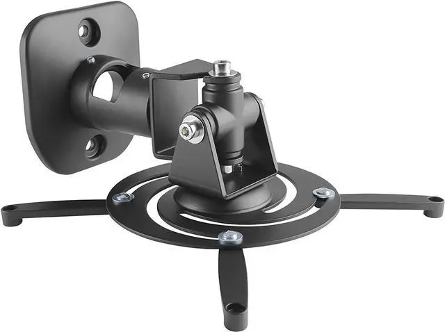 Alt view image 3 of 6 - AMER Projector Mount - Ceiling Bracket LCD DLP Tilt 360° Swivel 30lbs (Black)