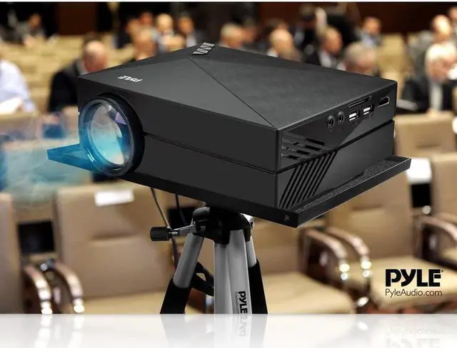 Alt view image 4 of 4 - Pyle Video Projector Mount Stand, Adjustable Height 20.5in-59in, Rotating Stand, Tripod Legs, Anti Slip Rubber, Easy Assemble, Includes Plate and Travel Bag for Home, Office or Classroom (PRJTPS37)