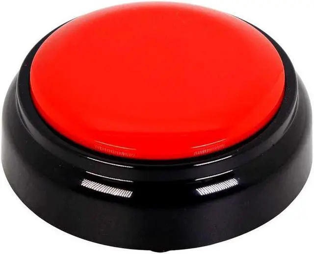 Main image of Voice Recording Button Easy Button Record 30 Seconds Talking Message Funny Office Gift Battery Powered Recordable Sound Buttons