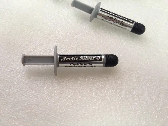 Alt view image 2 of 3 - 2 PCS Arctic Silver 5 Thermal Paste Compound Grease 3.5g grams AS5-3.5G Lot 2pcs Pack